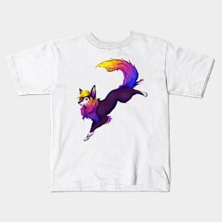 Rainbow Dog Kids T-Shirt